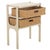 Wood Rozalyn 2 Drawer Accent Table in Sand For Sale - Image 7 of 9
