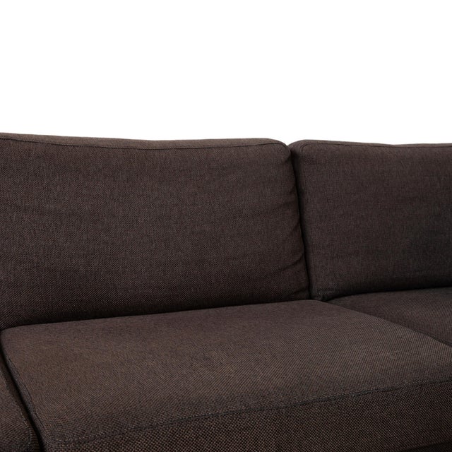 Fabric Concept Plus Corner Sofa in Brown Grey from Ewald Schillig For Sale - Image 4 of 15