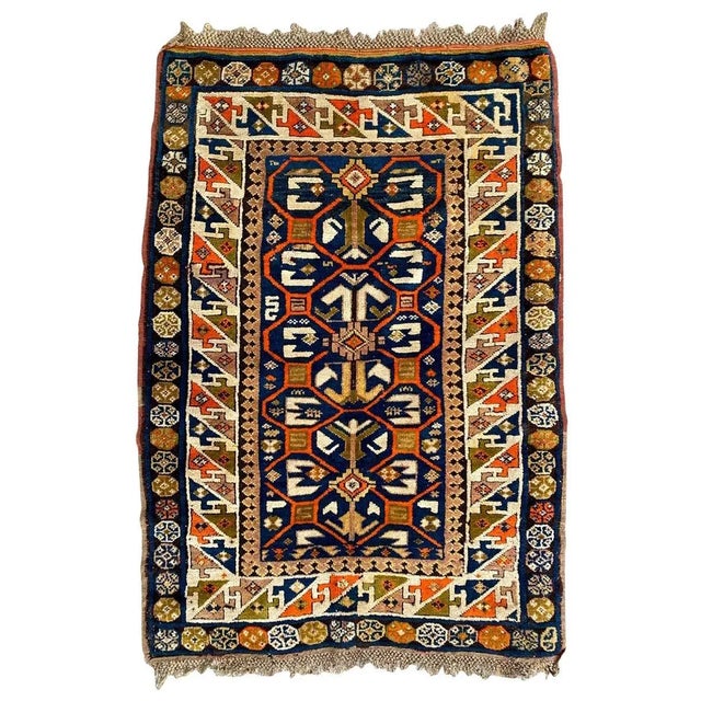 Antique Caucasian Kazak Rug For Sale - Image 17 of 17