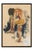 This vintage abstract nude figure art print by Zolo Palugyay brings expressive modernism and sophisticated color to a...