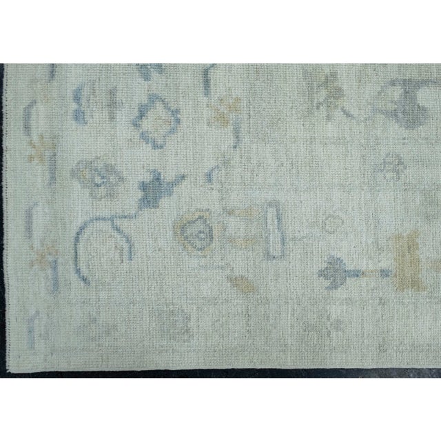 Turkish Oushak Rug 7'11" x 10'3" #18693 For Sale - Image 4 of 8