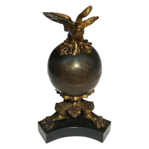 Bronze Inkwell from H. Luppens & Co, Bruxelles, Belgium