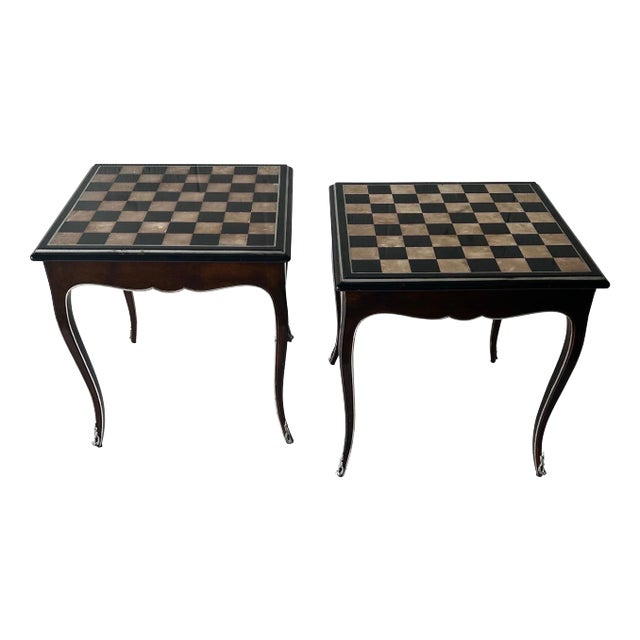 neoclassical side tables from the Plaza Athénée - A Pair For Sale