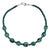 Ajd 18 Inch Delightful Delicate Turquoise Polished Nugget Necklace For Sale