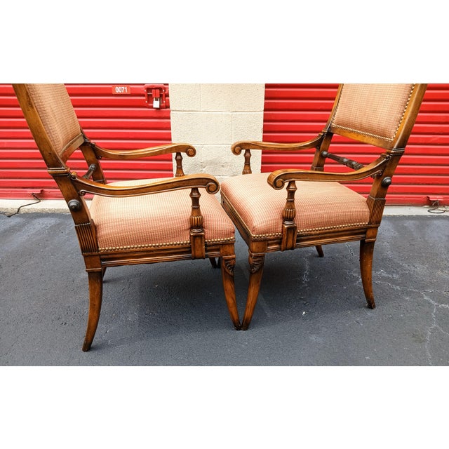 Hickory White Own a Masterpiece of Classic American Craftsmanship With This Rare Pair Antique Hickory White Maple Armchairs. For Sale - Image 4 of 11