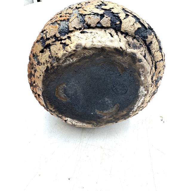 Brown Seungho Yang Vase in Stoneware from La Borne, 1990s For Sale - Image 8 of 10