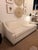 Contemporary Wesley Hall Ivory Sofa With Wood Base For Sale - Image 3 of 7