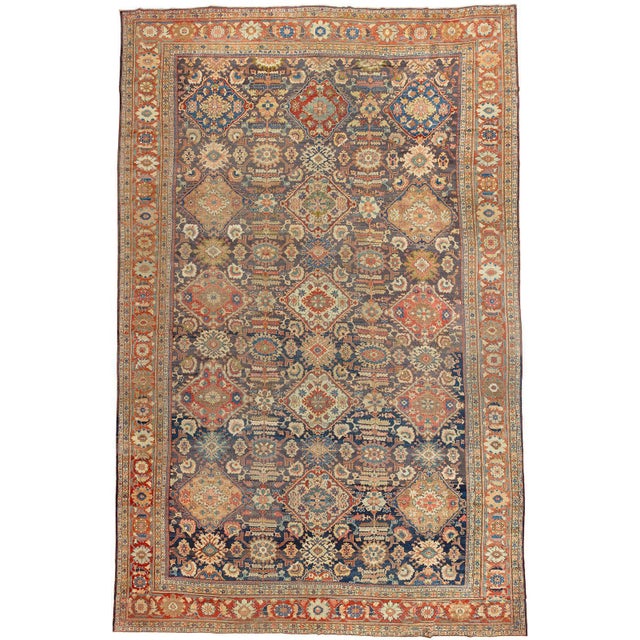 Antique Zabihi Collection Persian Mahal Rug - 12'4" x 19'6" For Sale In New York - Image 6 of 12