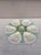French Majolica Orchies Oyster Plate Circa 1900.