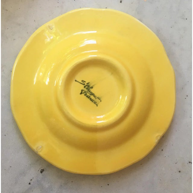 French advertising ashtray for the French lottery "loterie nationale" signed Saint Clement circa 1950.