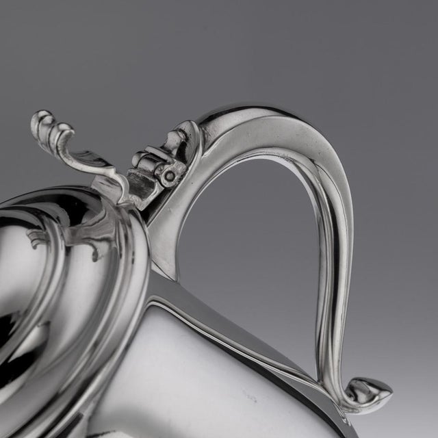 Italian Silver Lidded Tankards, 1890s, Set of 2 For Sale - Image 11 of 17