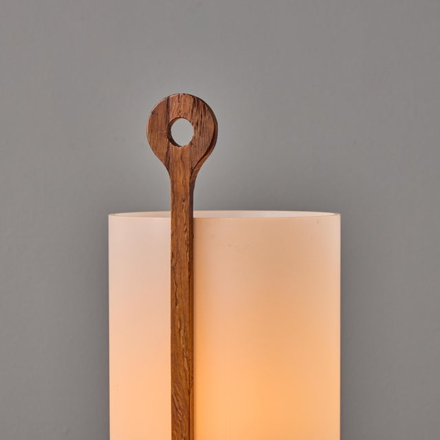 1950s Teak and Perspex Wall or Table Lamp by Uno and Östen Kristiansson for Luxus For Sale - Image 10 of 15
