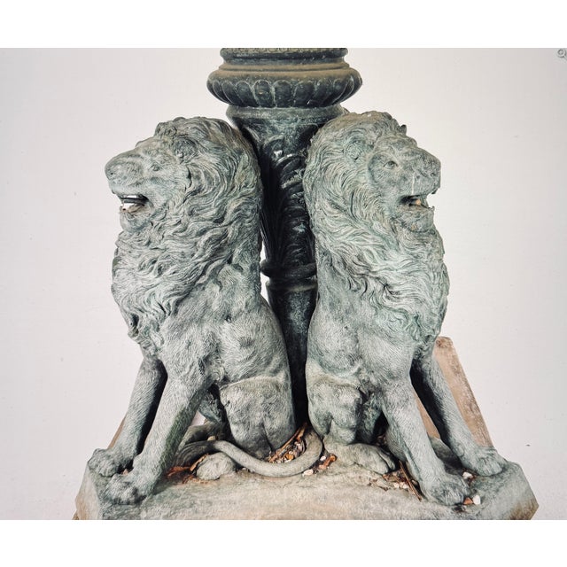 Vintage Pompous Park Fountain, 1890s For Sale - Image 6 of 7
