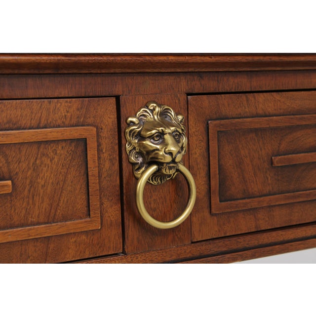 Henredon Natchez Marble Top Console Table Server For Sale - Image 12 of 17