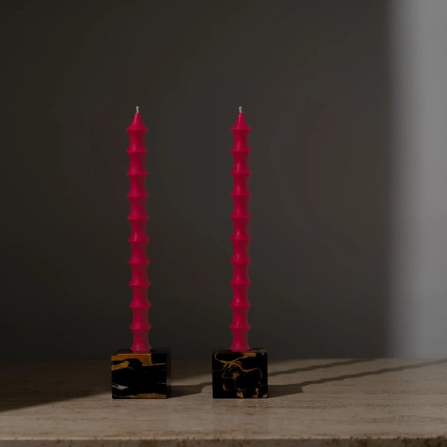 Hand-poured beeswax candles inspired by the graceful silhouettes of traditional bamboo pagodas. Made with 100% natural...