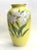 1970s Fukugawa Seiji Arita Ware Yellow Vase With Phalaenopsis For Sale - Image 5 of 16