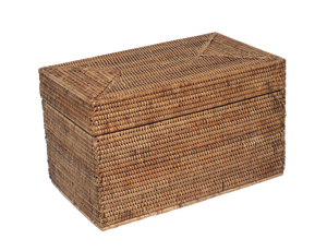 Artifacts Rattan Rectangular Hinged Chest