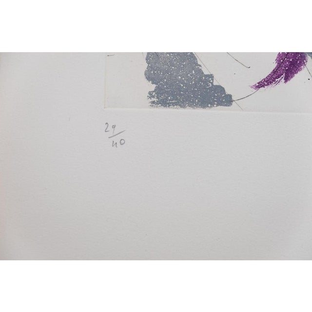 Jean Miotte, Composition abstraite H, Etching For Sale - Image 6 of 8