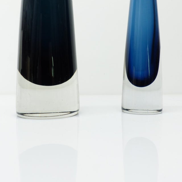 Icicle Vases by Timo Sarpaneva for Iittala, Finland, 1960s, Set of 2 For Sale - Image 6 of 10