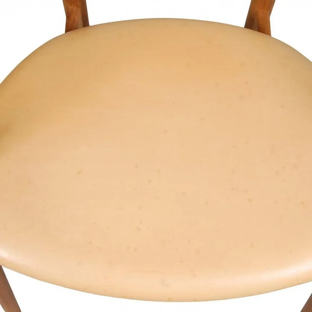Model 109 Armchair in Teak and Natural Leather by Finn Juhl, 2000s For Sale - Image 6 of 9