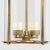 English Brass and Glass Round Lantern For Sale - Image 3 of 5
