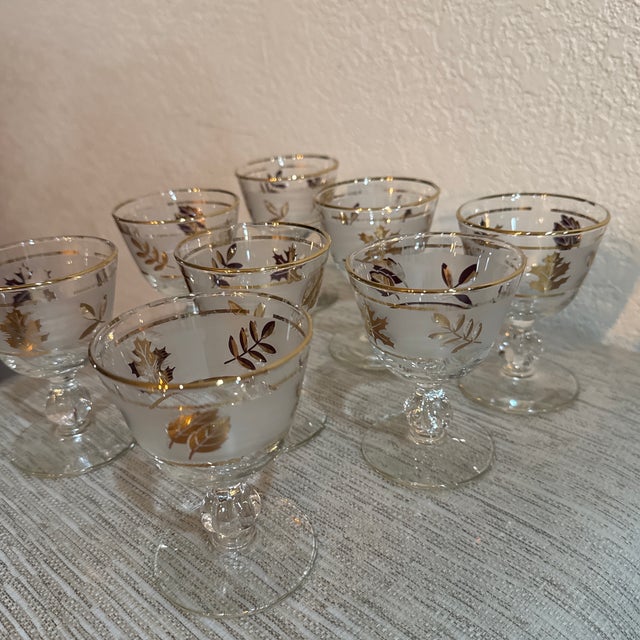 Vintage Mid-Century Modern Libby Glasses - Set of 8 For Sale - Image 4 of 8