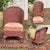 English chaise longue by Lloyd Loom, 1930s - W=52cm D=48cm H=77cm HA=40cm