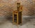 English 1880s Bamboo Small Cabinet with Painted Accents and Single Mirror For Sale - Image 9 of 12