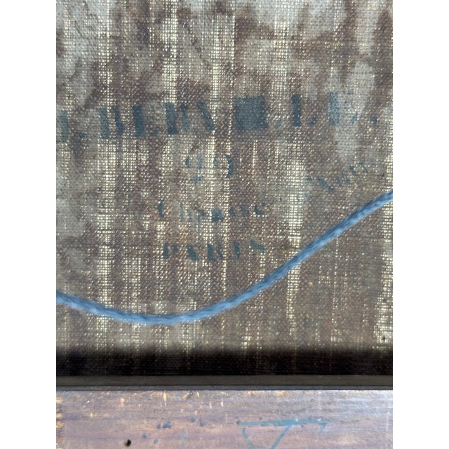 Antique European Landscape Oil Painting – Castle on a Hill, Gilded Frame For Sale In Los Angeles - Image 6 of 6