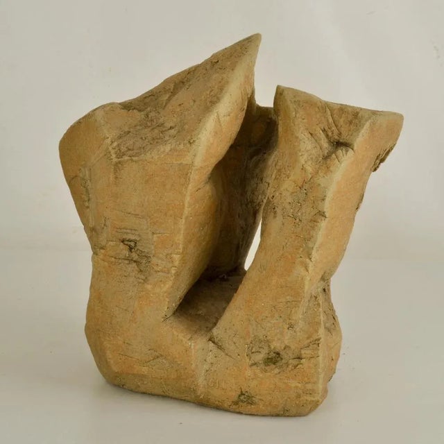 Brian Blow, Abstract Sand Colored Sculpture, 1970s, Ceramic For Sale - Image 3 of 12