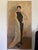 1990s Glamorous Portrait of Elegant Woman - Original Painting on Canvas For Sale - Image 5 of 16