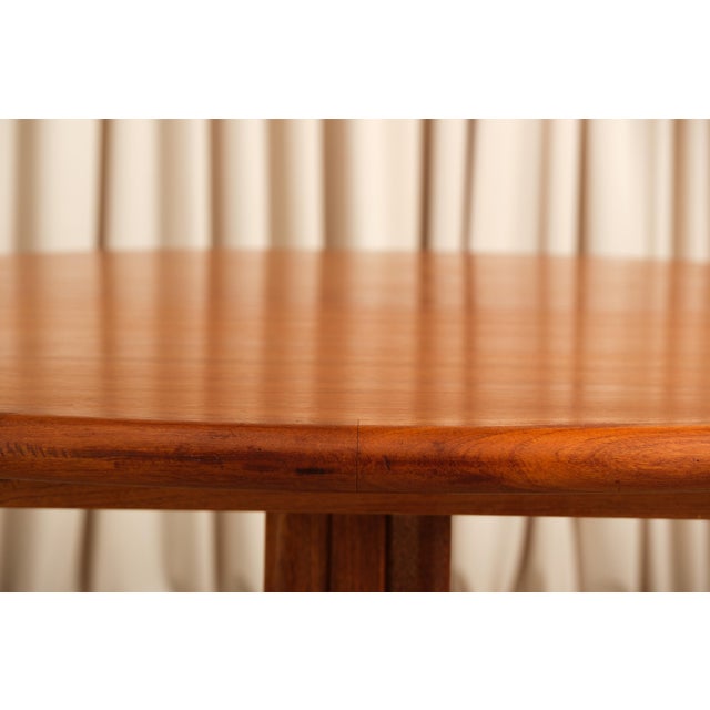 Teak Dining Table by Edvard Valentinsen for Funiture Factory Ringe, Denmark, 1960s For Sale - Image 12 of 17