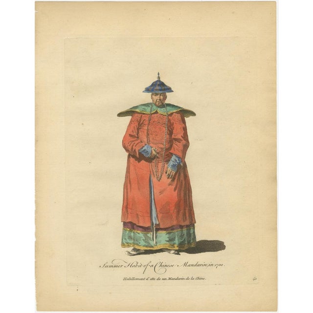 Jefferys, Chinese Mandarin Official in Light Summer Robes, 1749, Print For Sale - Image 9 of 9