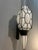 Polychrome Murano Glass Wall Lamp with Black Metal Frame, Italy, 1980s For Sale - Image 4 of 8