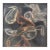 Large Vintage Drifting Biomorphic Abstract Etherial Painting For Sale