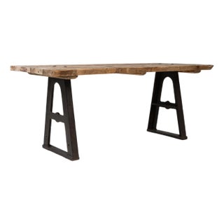 Early 20th Century French Industrial Table For Sale