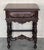 20th century Pair of Spanish nightstands or console table with one drawer and iron hardware. The table has beautiful...