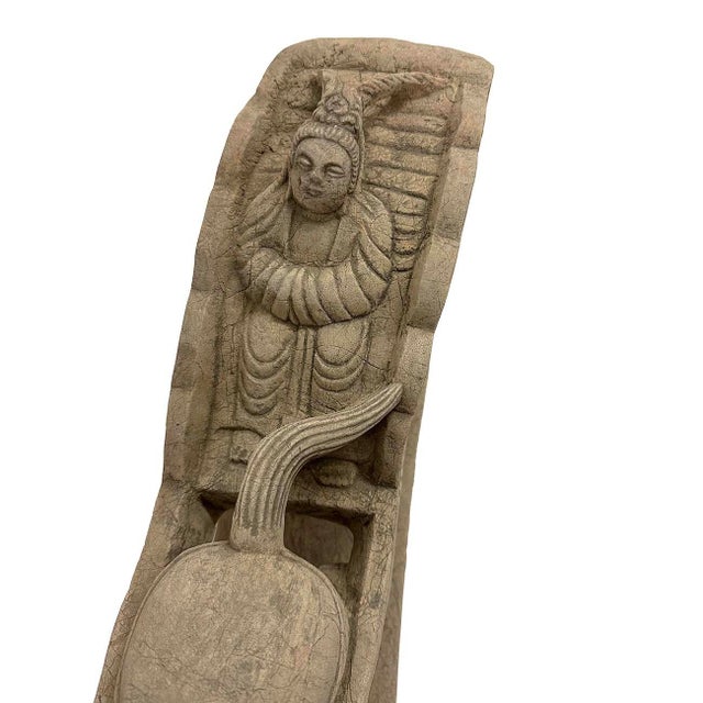 Mid-20th Century Chinese Stone Horse and Chariot Sculpture For Sale In Los Angeles - Image 6 of 12