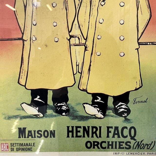 Mid-Century Modern Italian Offset Print of a Flyer by Fernand Fernel, 1960s For Sale - Image 9 of 14