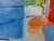 Paint Modern Multicolored Geometric Color Block Canvas - Original Acrylic Art For Sale - Image 7 of 9