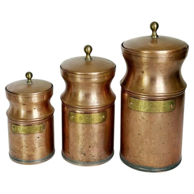 Vintage Copper Pots, France, 1960s, Set of 3 For Sale - Image 12 of 12