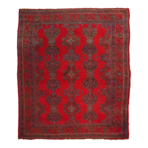 Antique Red Turkish Oushak Rug - 11'08 X 13'06