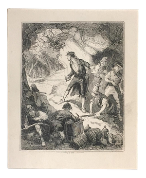 Browne Hablot Knight, Discovery of Captain Grant, Etching, Mid 19th Century