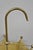 Gold Vintage Art Deco Embossed Brass Figural Umbrella Form Umbrella Stand Holder For Sale - Image 8 of 13