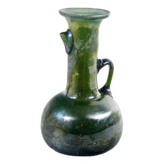 Blown Glass Vase with Scavo in the the style of Seguso For Sale