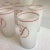 Vintage Federal Frosted Highball Glasses Embossed With a Cursive Red D- Set of 8 For Sale - Image 11 of 13