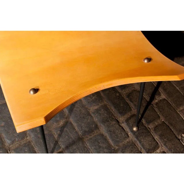 Mid-Century Modern French Bentwood Bench or Table Base For Sale - Image 3 of 8