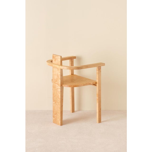 Swedish Birch Armchair, 1990s For Sale - Image 4 of 9