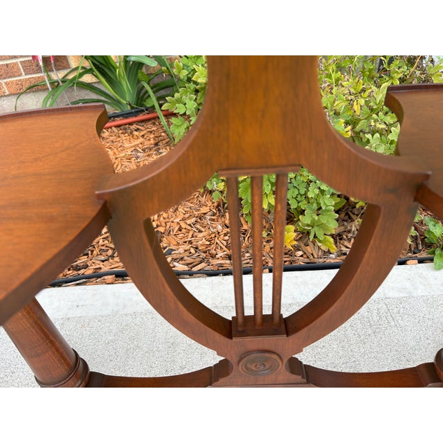 Vintage Pair of Mersman Mahogany 3 Tied Tables, Beautiful Condition! For Sale - Image 6 of 7