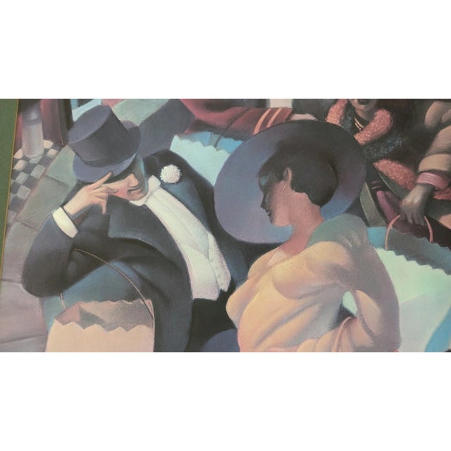 Mid-Century Modern 1995 Framed Poster "Broadway Cares/Equity Fights Aids. The 9th Annual Broadway Flea Market" For Sale - Image 3 of 14